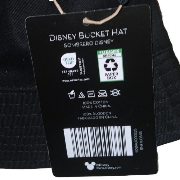 Disney 2024 ALDI Exclusive Mickey Mouse NWT Black Reversible Bucket Hat - Picture 4 of 5